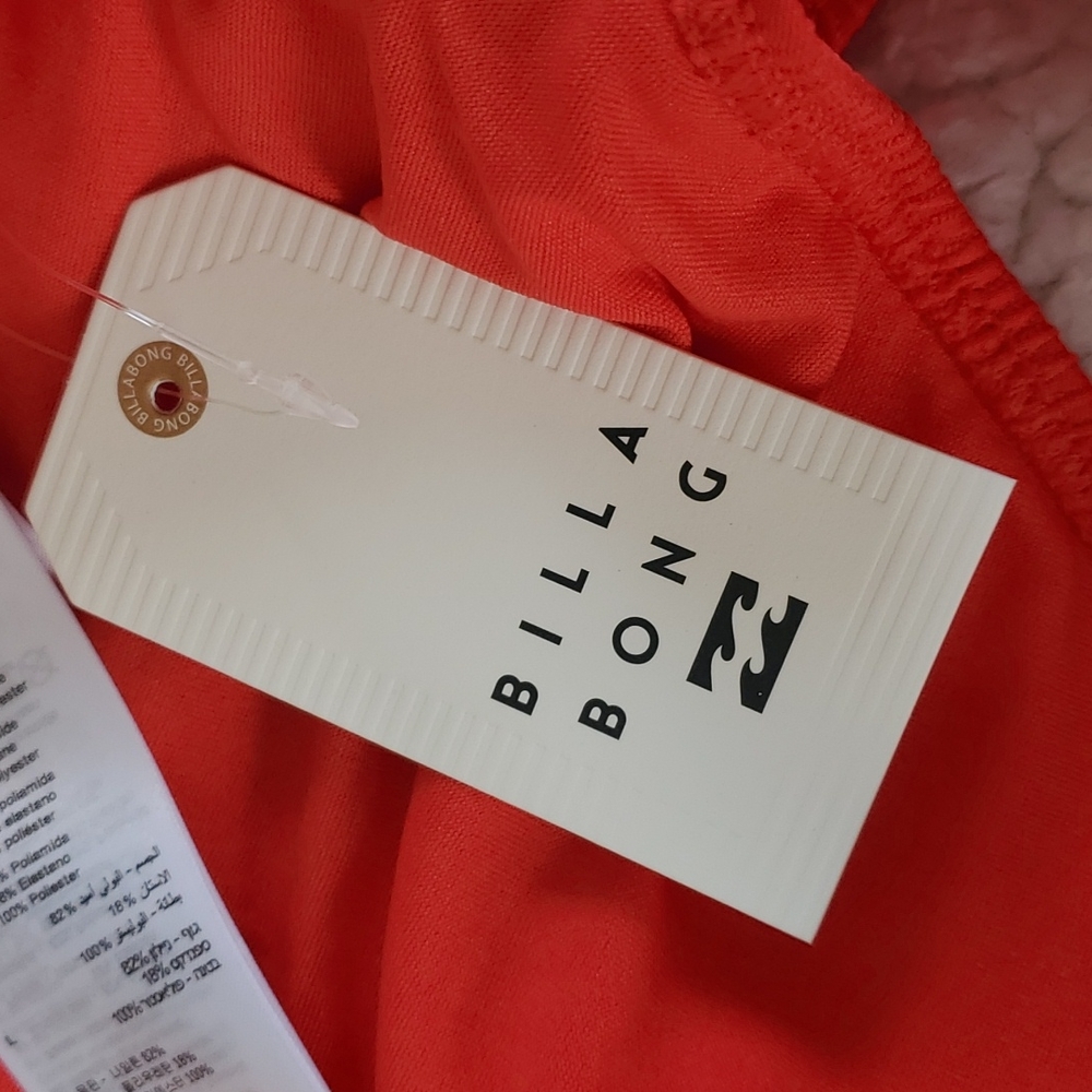 Billabong Wave Trip Maui Rider Bikini Bottoms Red - Picture 8 of 12